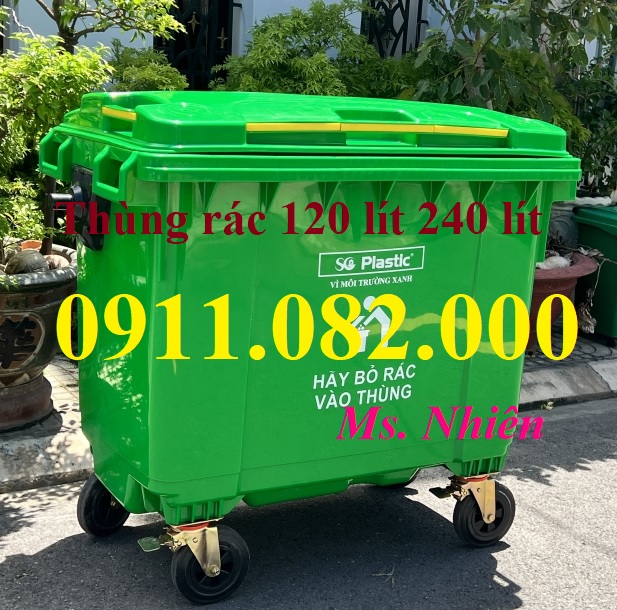 Chuyên thùng rác giá rẻ- thùng rác 120l 240l