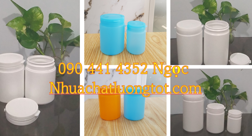 Mua hủ nhựa 50g nắp vặn, hủ nhựa 100ml, hủ nhựa 250g đựng kem nghệ