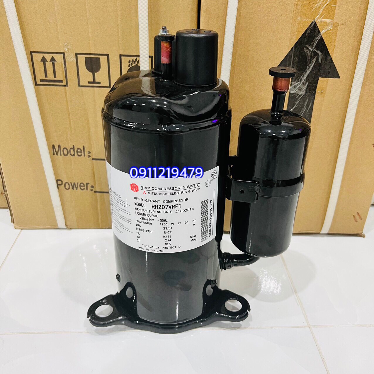 THAY MỚI BLOCK LẠNH điều hòa mitsubishi 1.5hp RH207VRFT tại bình tân,