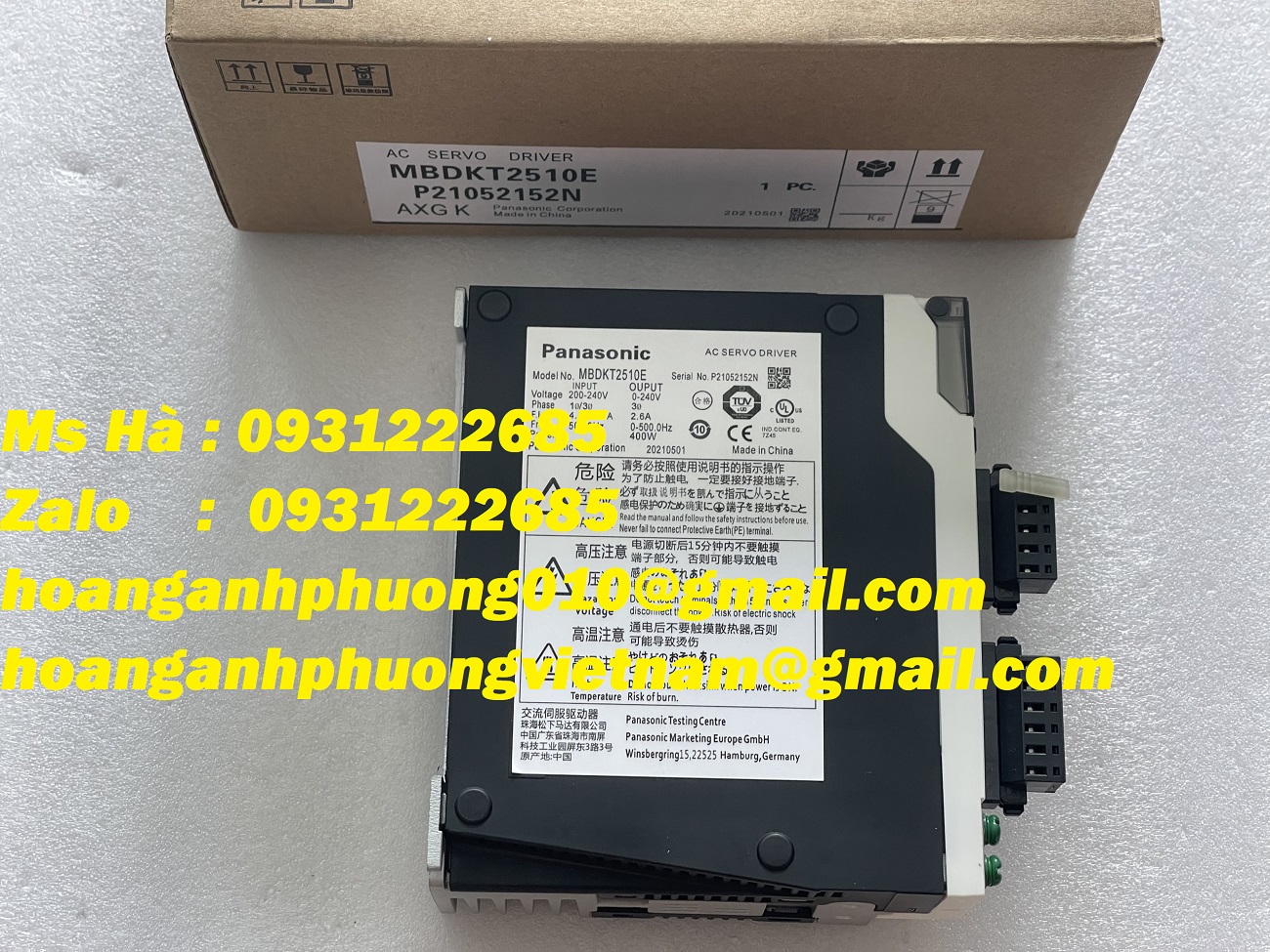 Panasonic - servo giá cạnh tranh MBDKT2510E - mới 100%