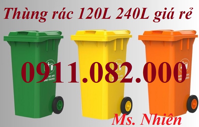 Thùng rác giá rẻ thùng rác 120 lít 240 lít 660 lít