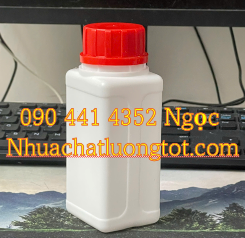 Sỉ lẻ can nhựa 0.5 lít, can đựng dầu 1 lít vuông, can nhựa 2 lít đựng