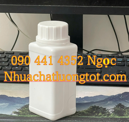 Sỉ lẻ can nhựa 0.5 lít, can đựng dầu 1 lít vuông, can nhựa 2 lít đựng