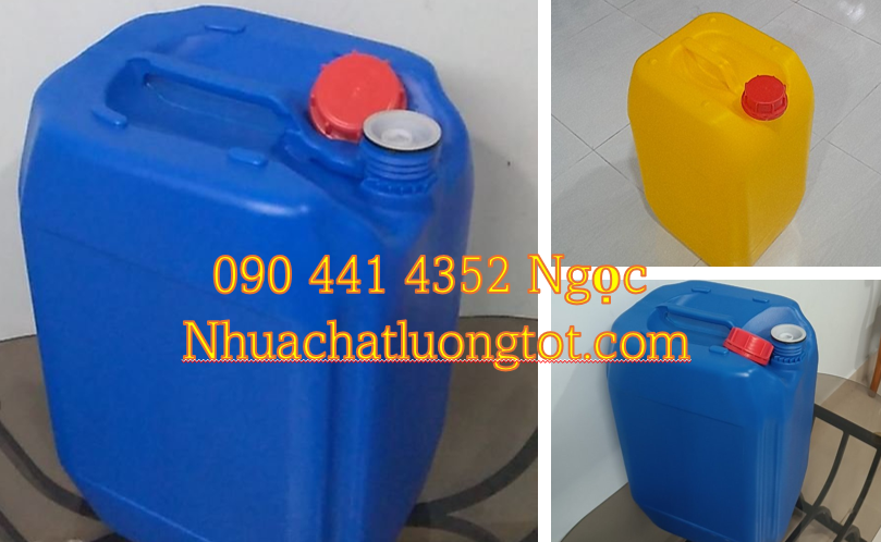 Bán can nhựa 10 lít màu đen, can nhựa 20 lít đựng thực phẩm,can nhựa