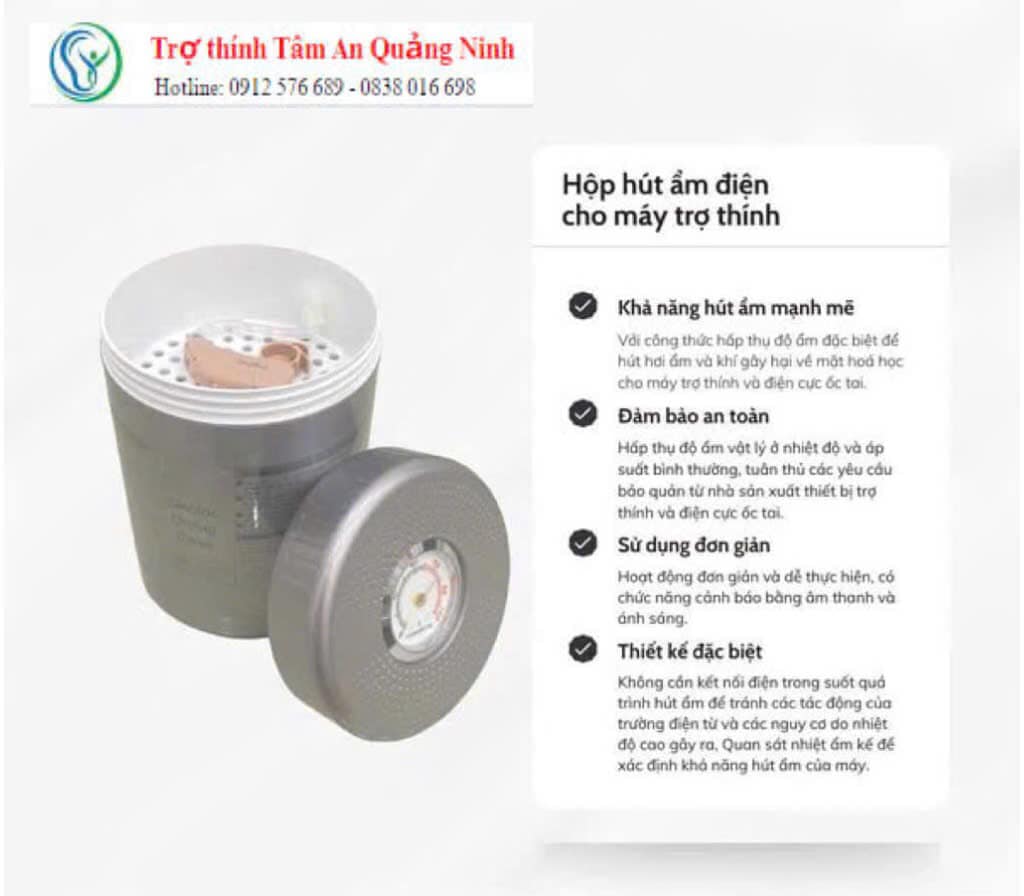 Tại sao phải sấy và hút ẩm thiết bị trợ thính thường xuyên