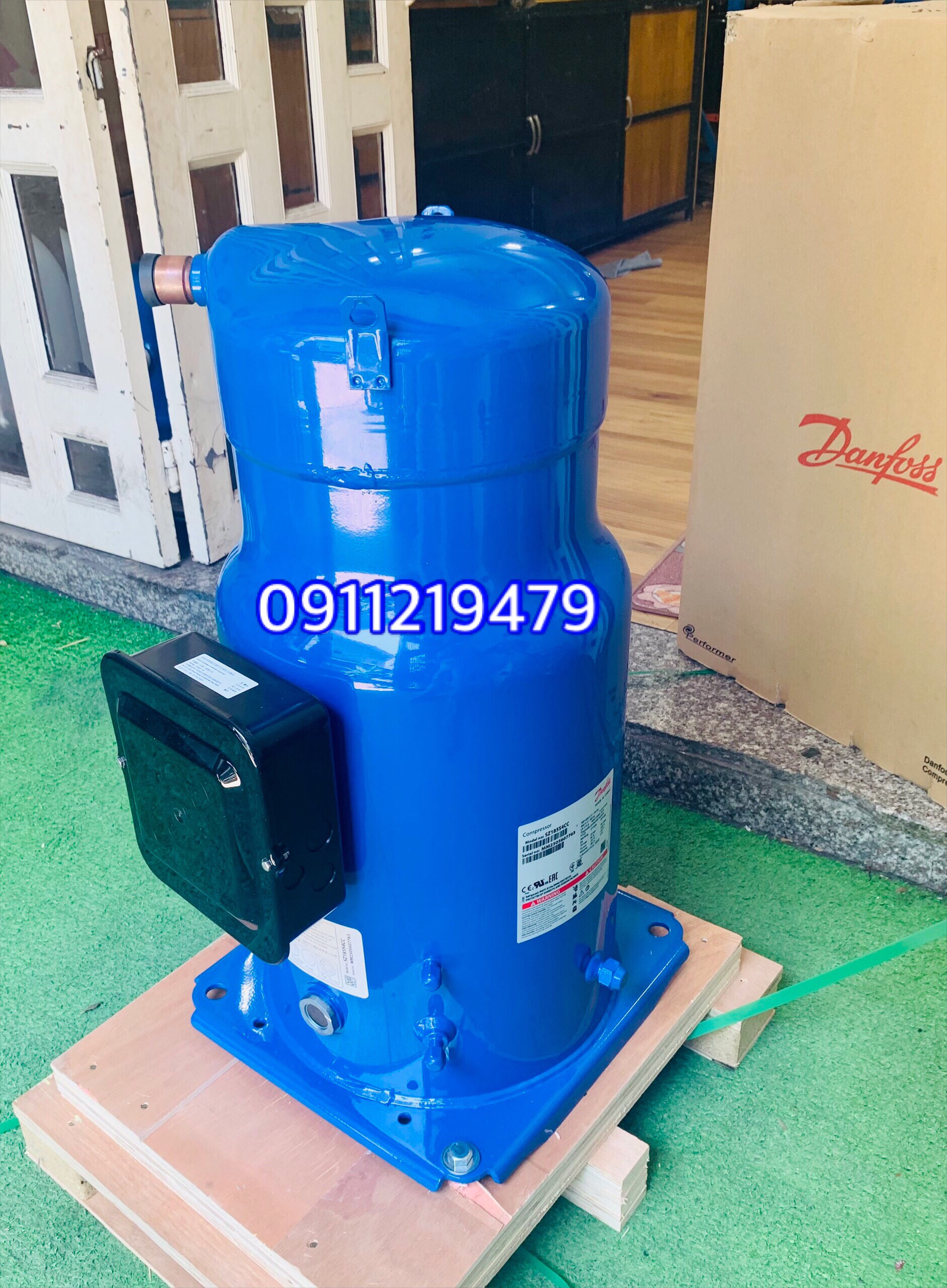 0911219479 cung cấp block máy nén danfoss 15hp SZ185S4CC R407