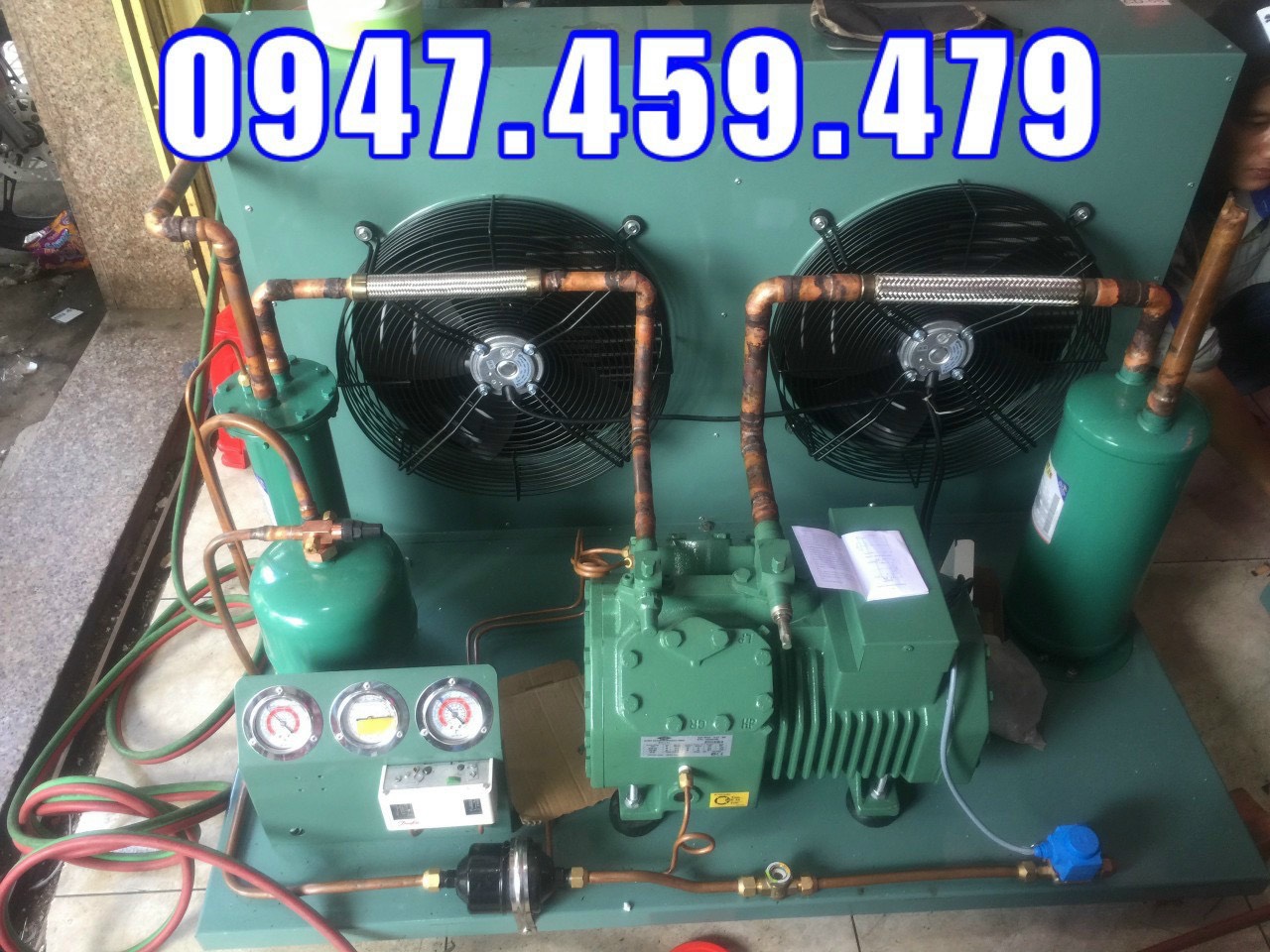 0947459479 cung cấp cụm máy nén kho lạnh bitzer 20hp 4GE-23 TẠI ĐỒNG