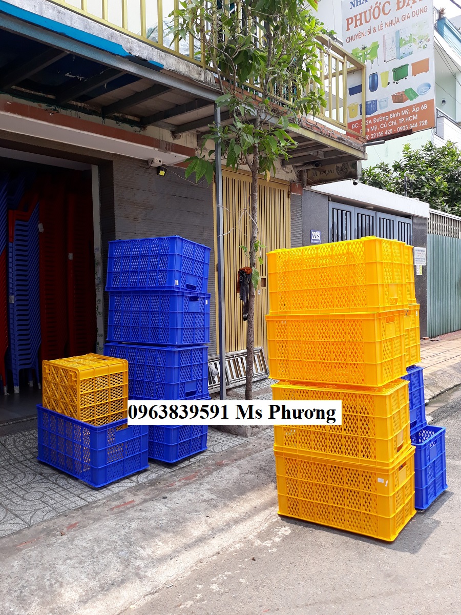 Sóng nhựa sọt nhựa dùng trong may mặc, hải sản,... / 0963839591 Phương