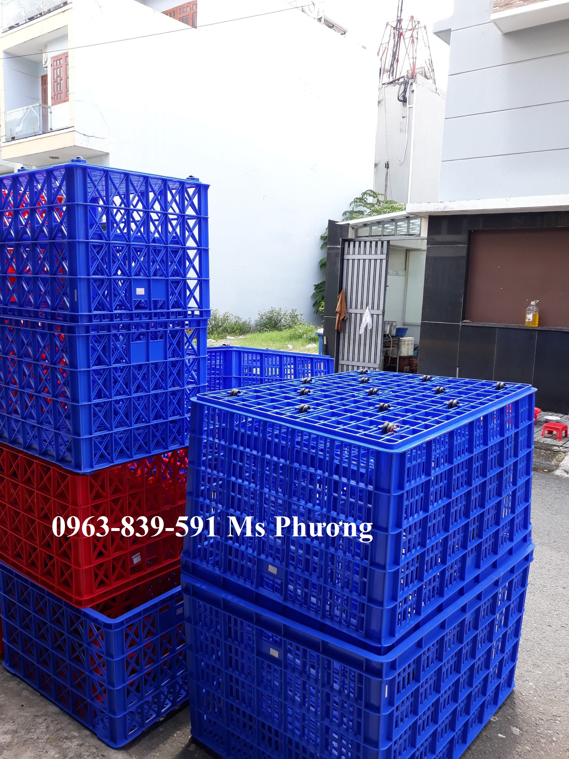 Sóng nhựa sọt nhựa dùng trong may mặc, hải sản,... / 0963839591 Phương