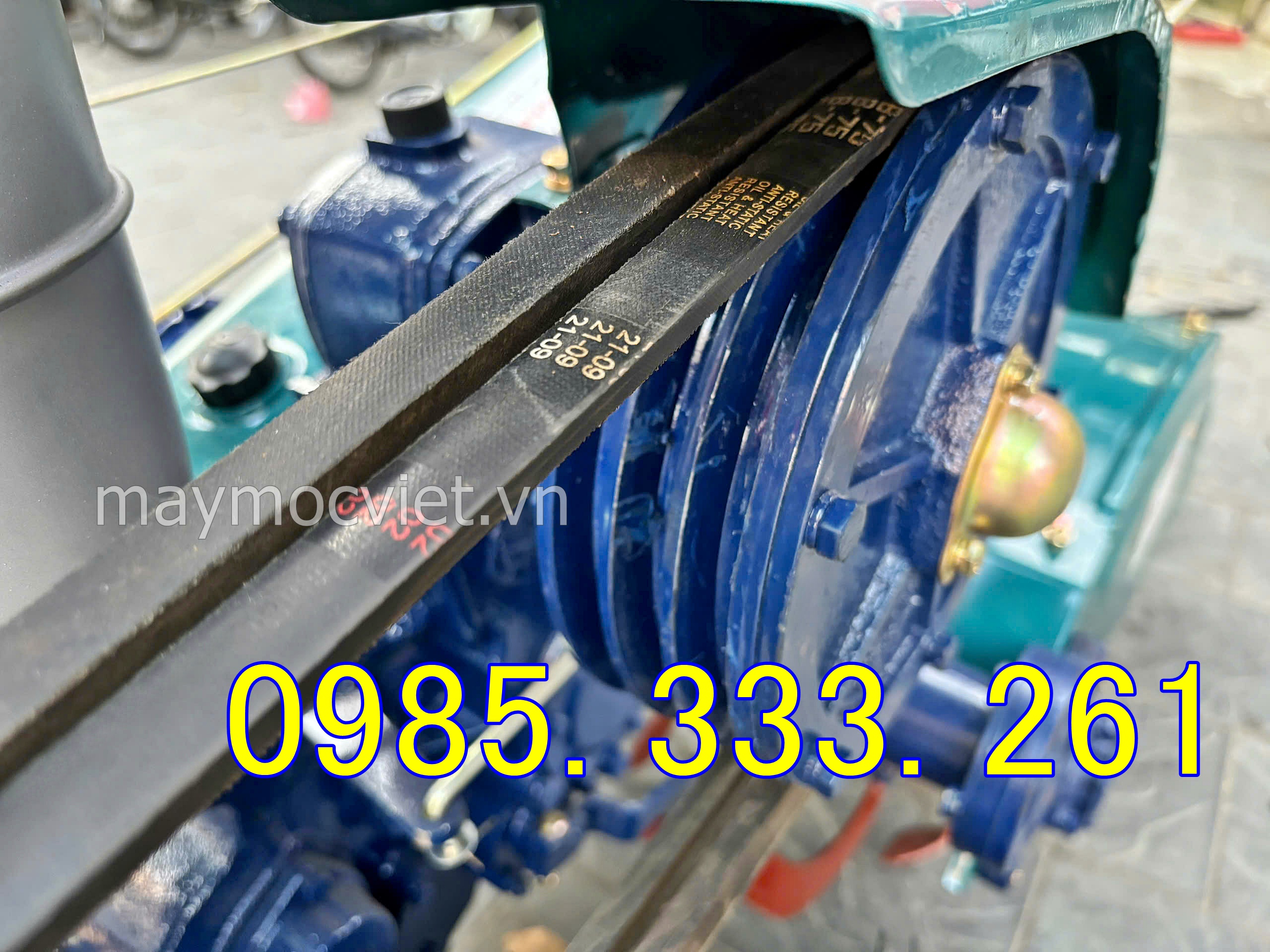 Máy xới đất ngồi lái Quế Hoa GL91 đầu nổ D16 gió mát đề nổ