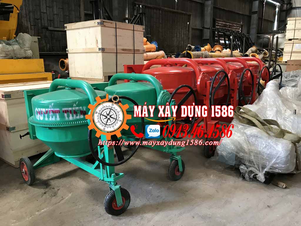 Máy trộn vữa dân dụng chạy điện 220v sẵn