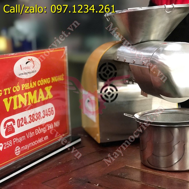 Máy ép dầu lạc VME1500 giá rẻ tại Hà Nội
