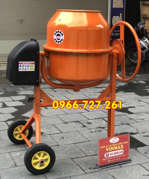 Máy trộn bê tông, trộn thức ăn chăn nuôi mini 120L