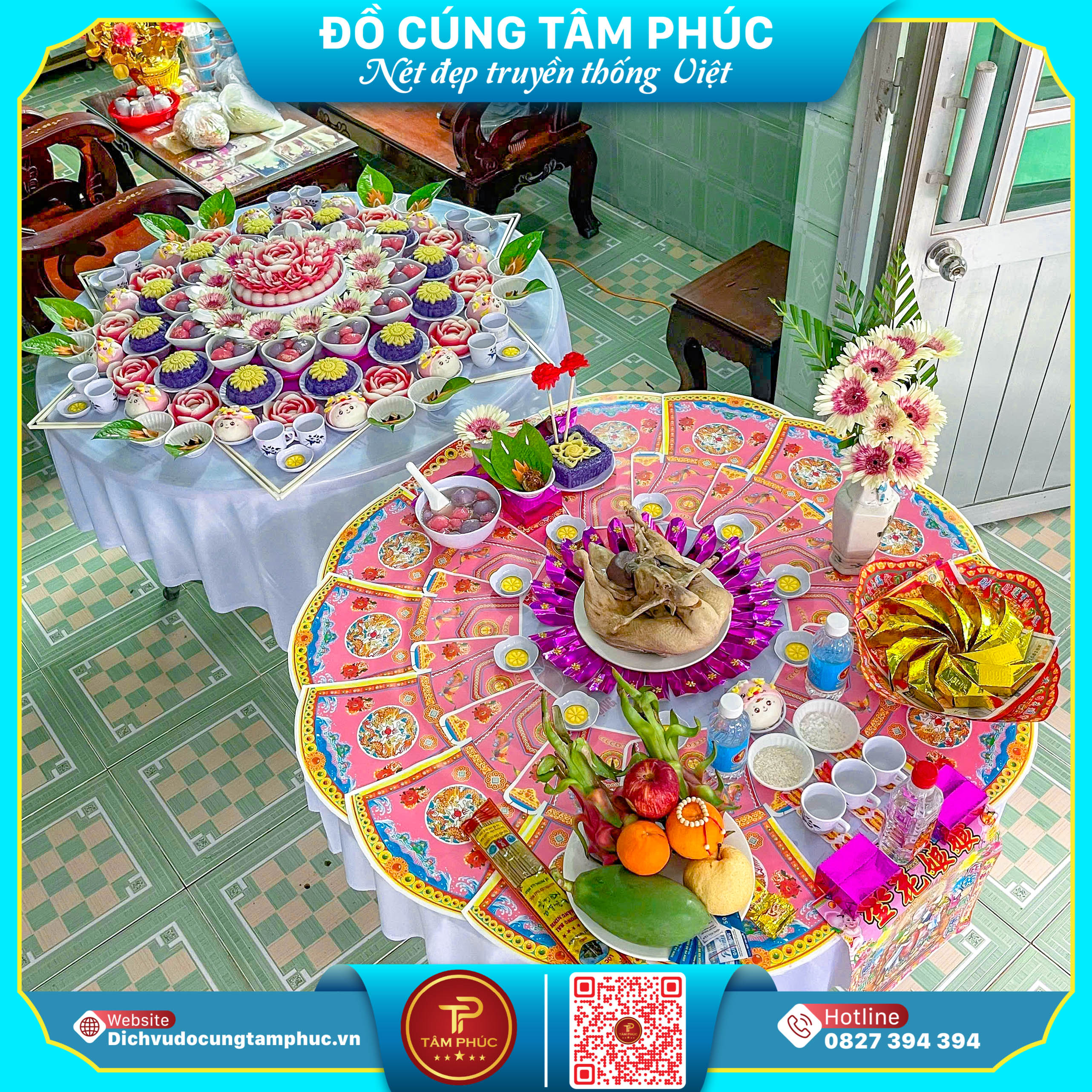 Cầu Cho Bé Khoẻ Mạnh Với Mâm Lễ Cúng Căn
