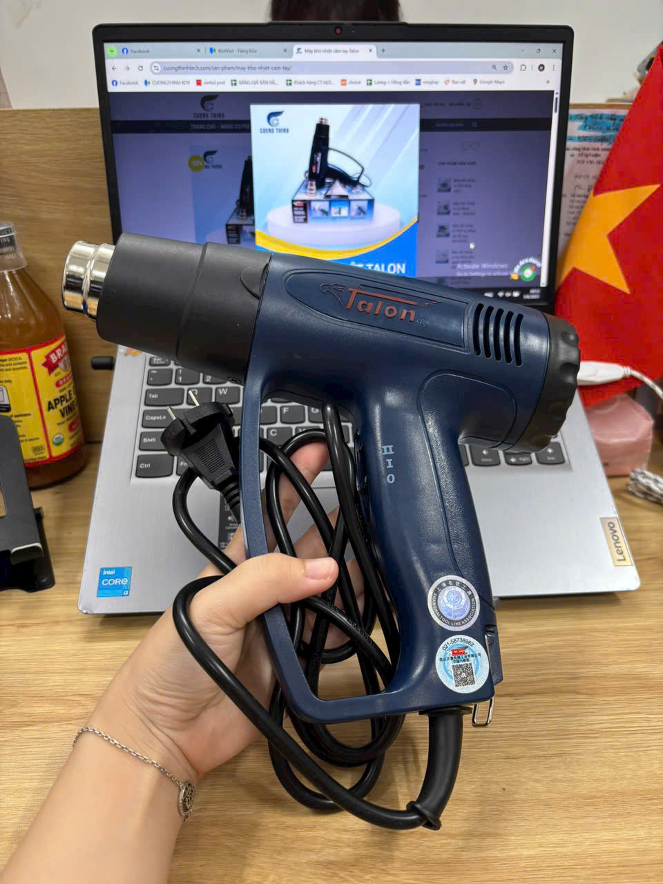 Máy khò nhiệt cầm tay Talon - Nhỏ gọn, mạnh mẽ, giá siêu tốt