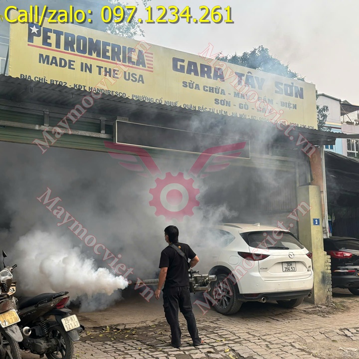 Máy phun khói B150 cao cấp, giá rẻ tại HN