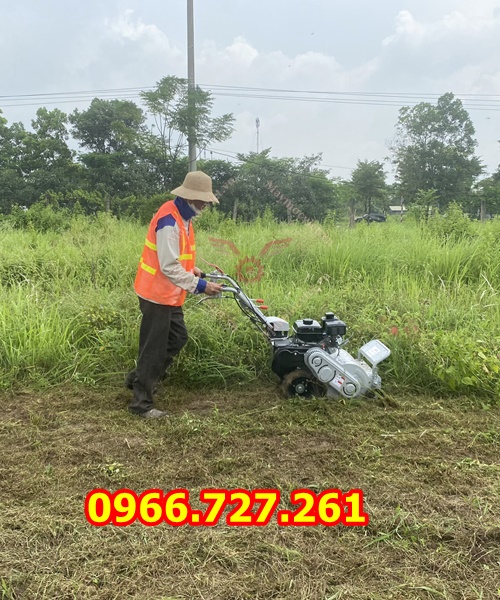 Máy cắt cỏ trục băm chạy xăng 7Hp Kawasaki