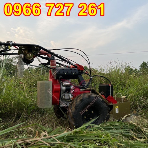 Máy cắt mâm xoay , cắt cỏ voi, thân ngô đẩy tay chạy dầu BM91