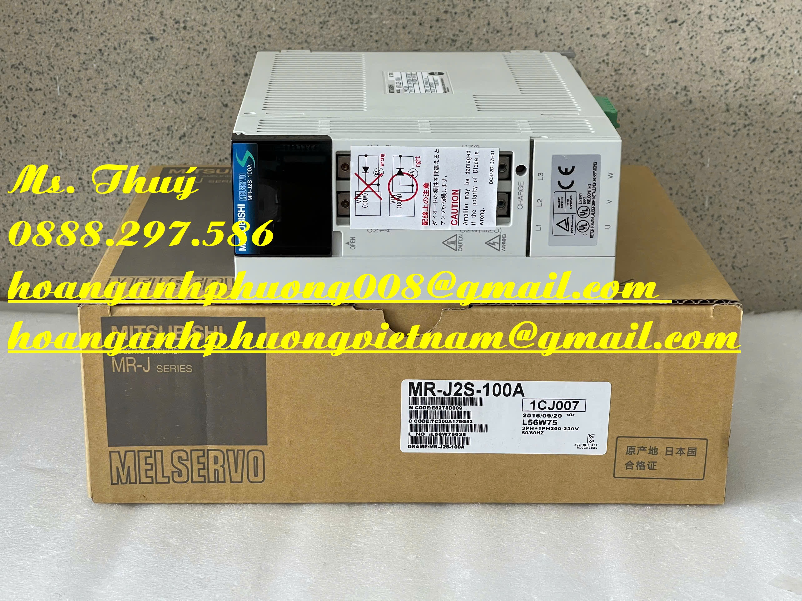 Bộ điều khiển MR-J2S-100B mới 100% - Giao hàng toàn quốc