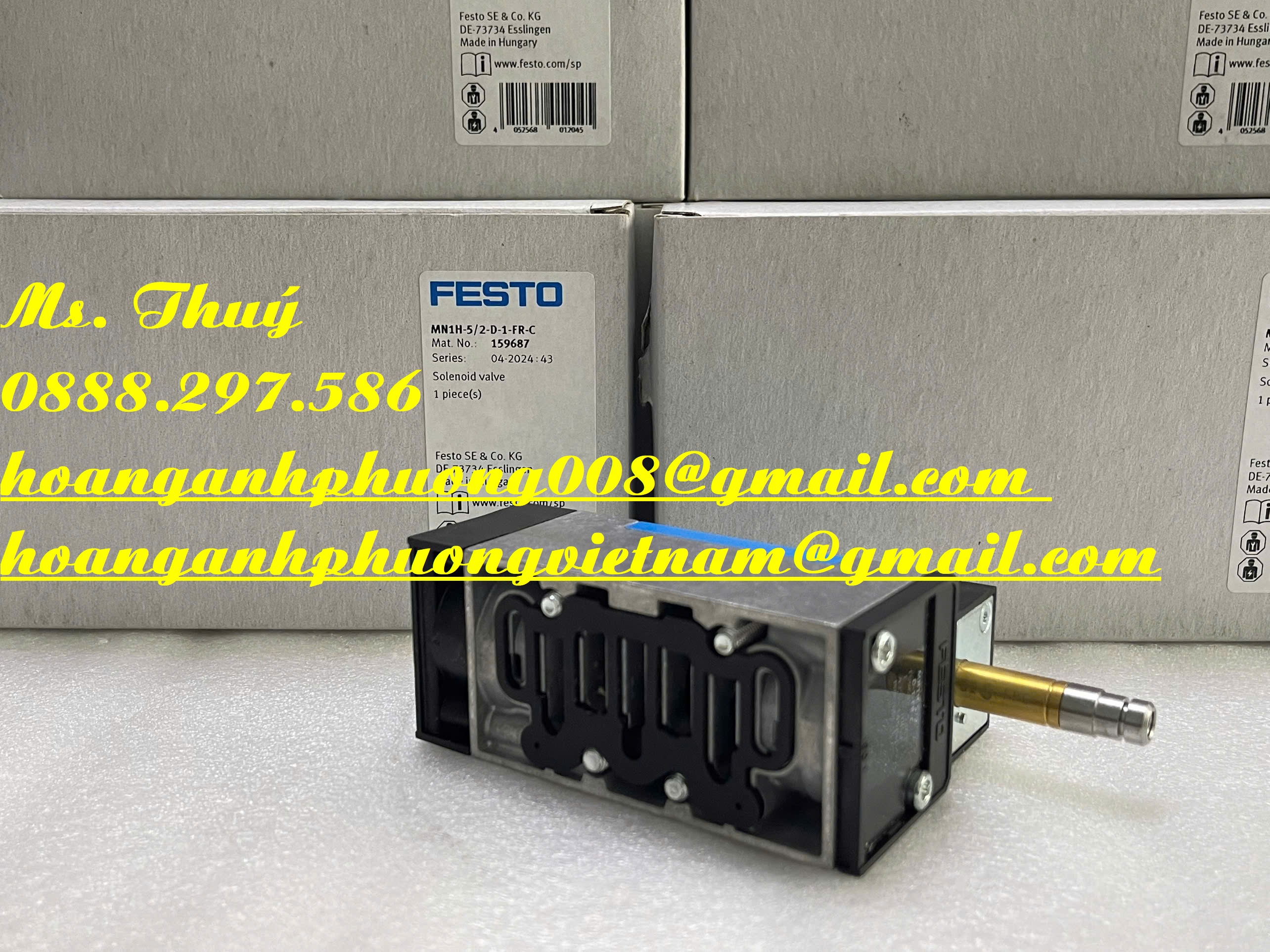 Van điện từ MN1H-5/2-D-1-FR-C - Hàng nhập Festo