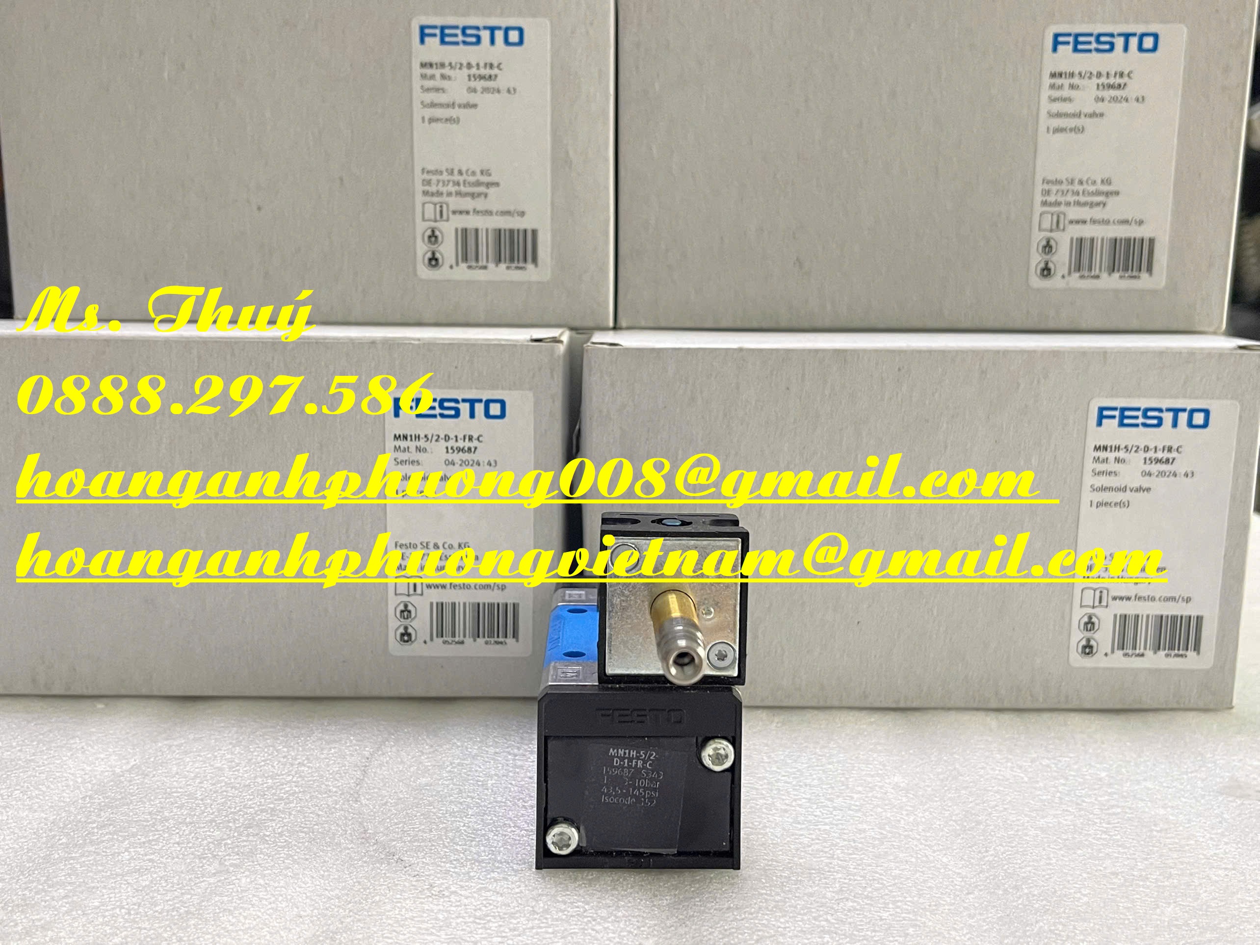 Van điện từ MN1H-5/2-D-1-FR-C - Hàng nhập Festo