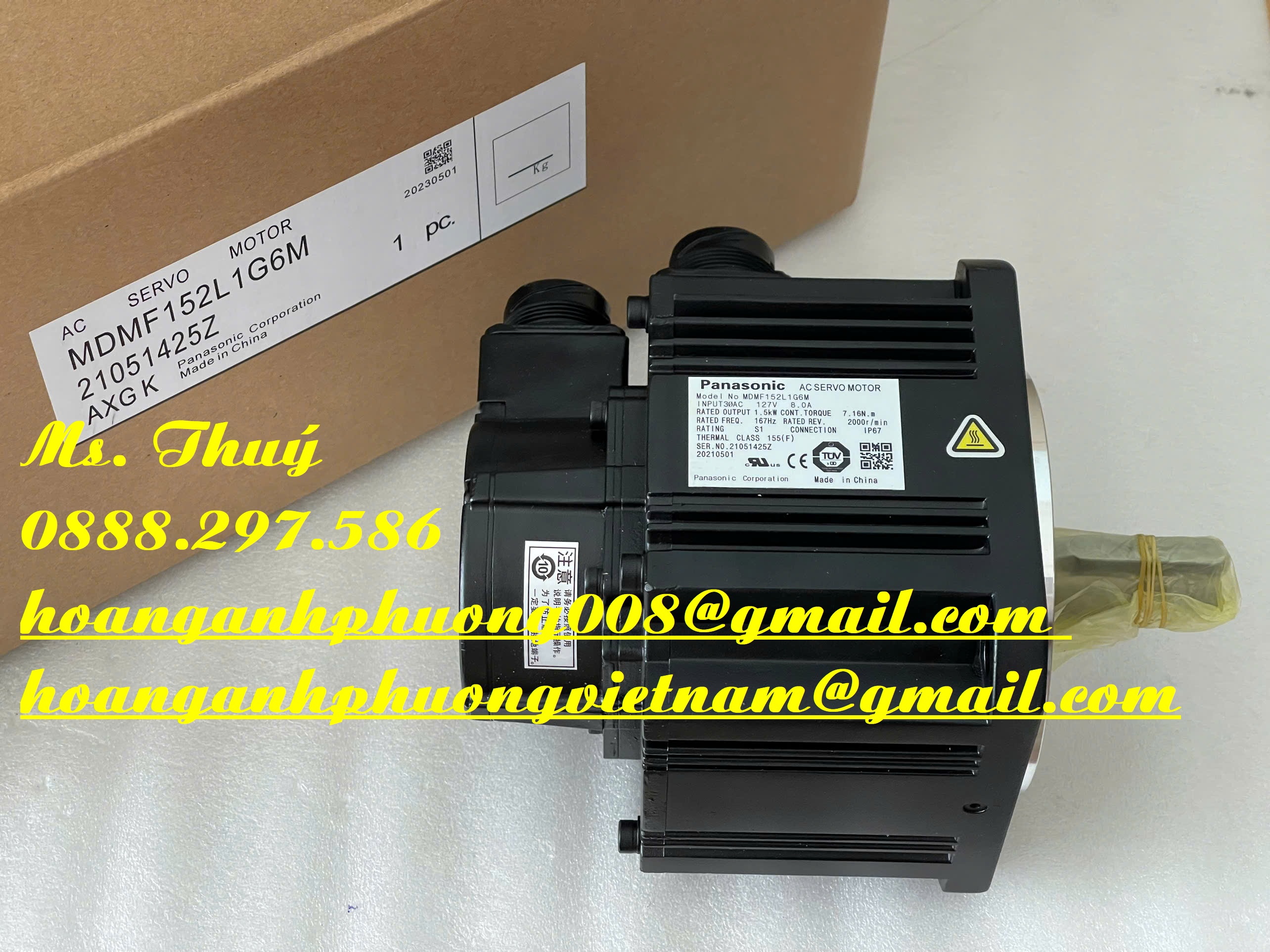 Chuyên hàng chính hãng - Động cơ Panasonic MDMF152L1G6M
