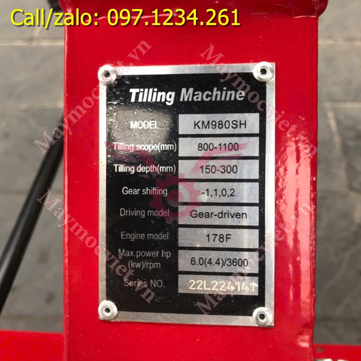 Máy xới đất chạy dầu Kamastsu 7Hp KM980SH giá rẻ
