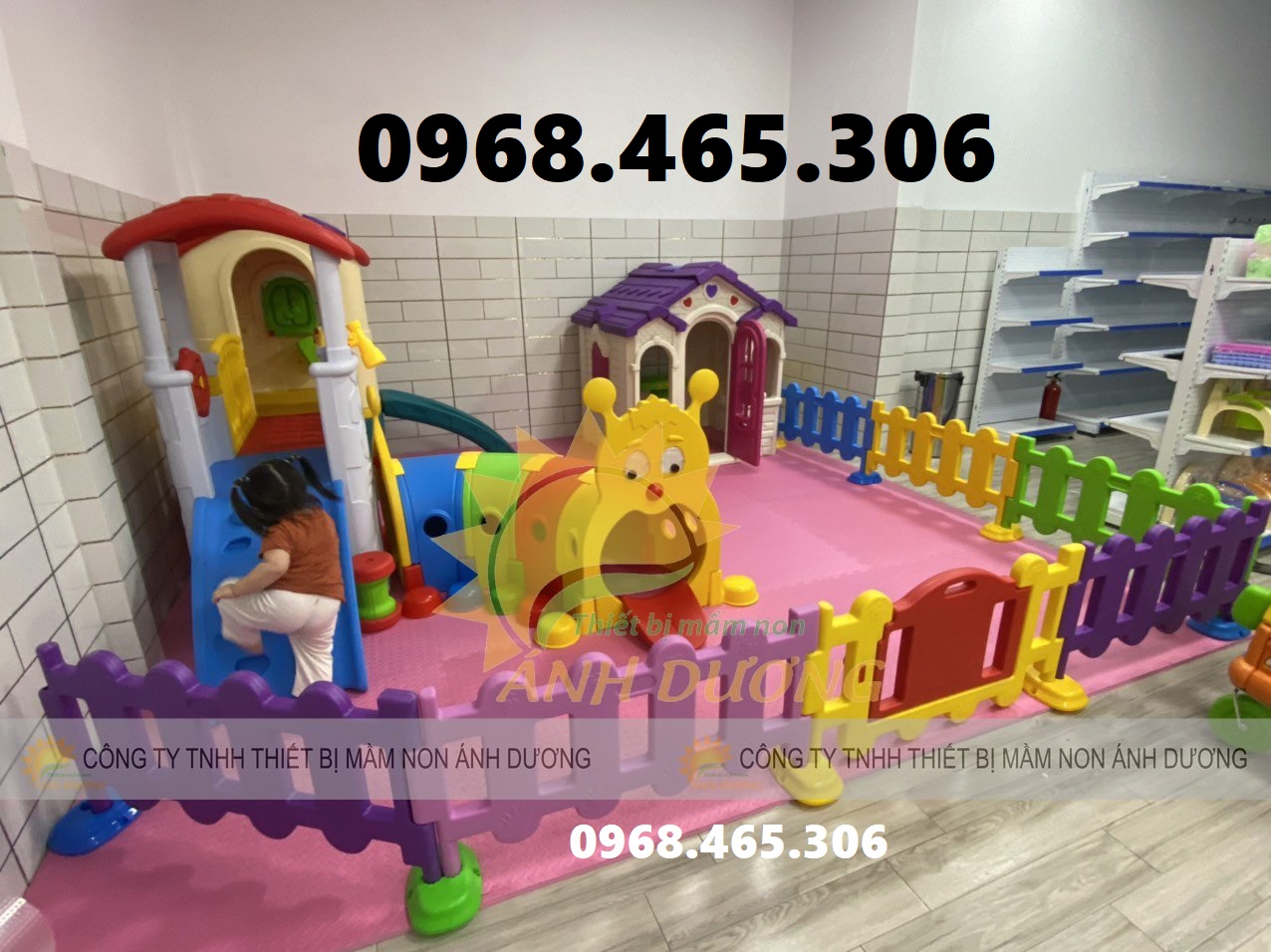 Hàng rào nhựa trẻ em, hàng rào chắn bằng nhựa nhiều màu nhập khẩu