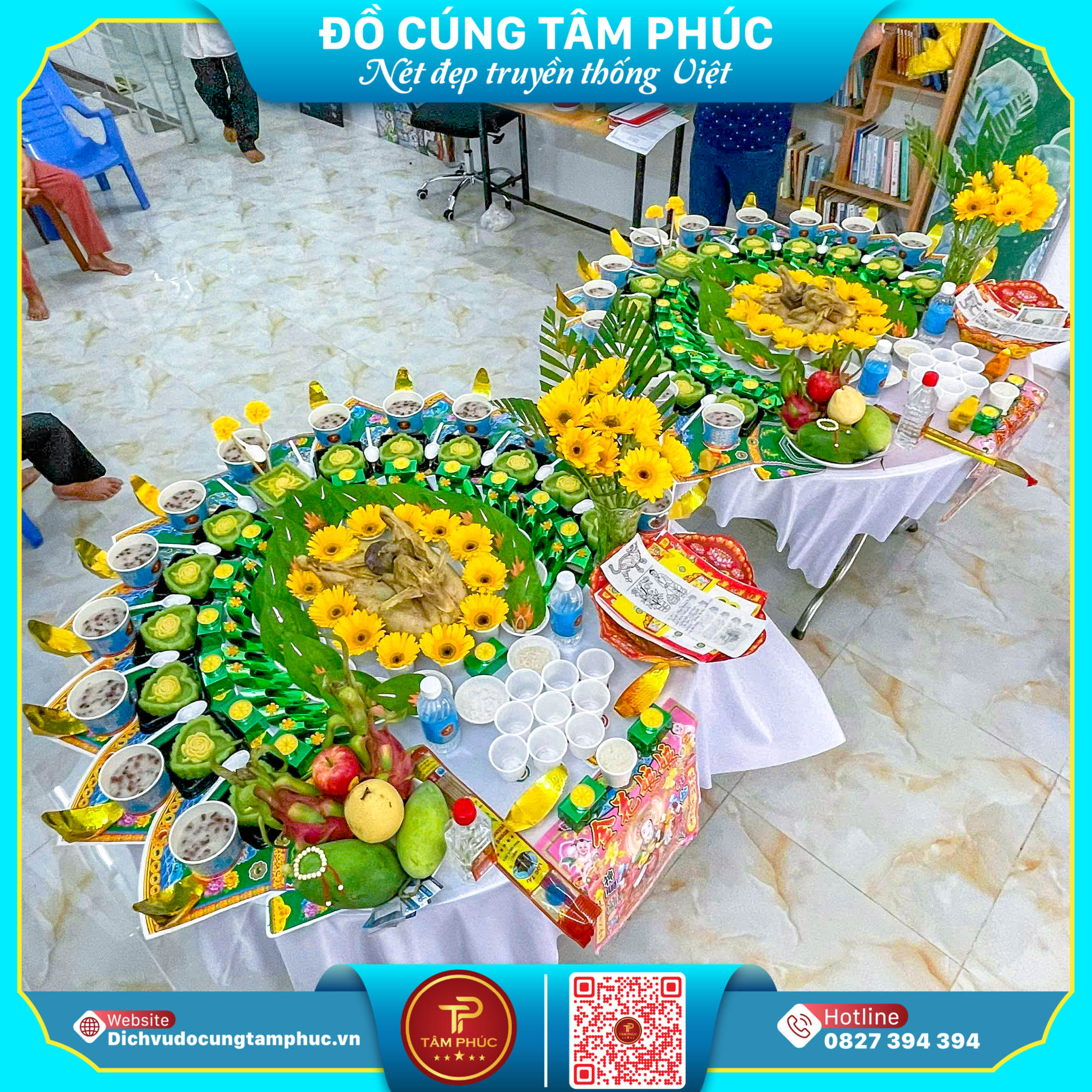Mâm Cúng Đầy Tháng Song Sinh Cho Bé Tại Cần Thơ