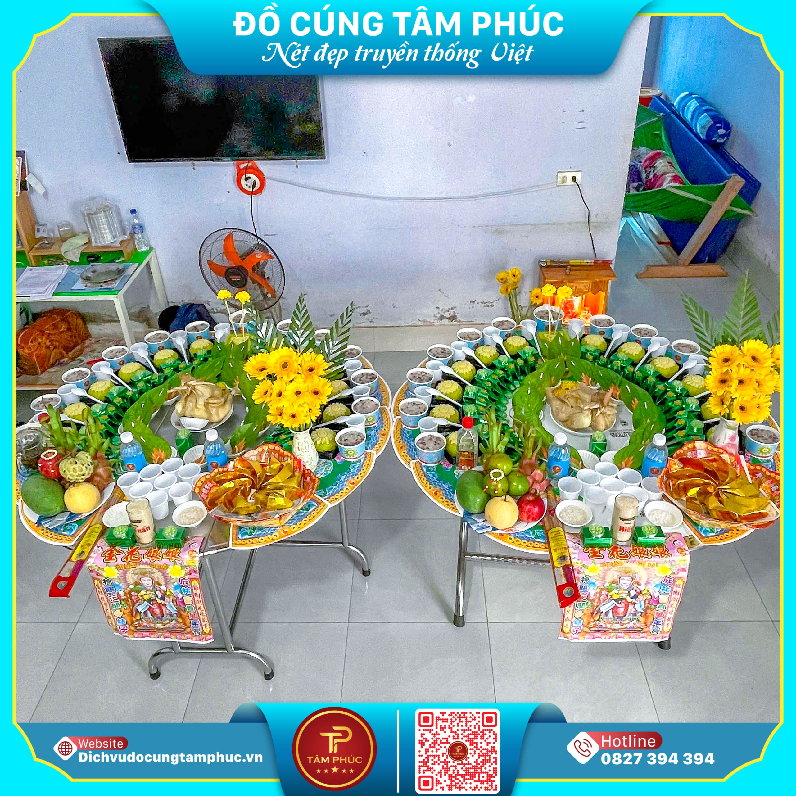Mâm Cúng Đầy Tháng Song Sinh Cho Bé Tại Cần Thơ
