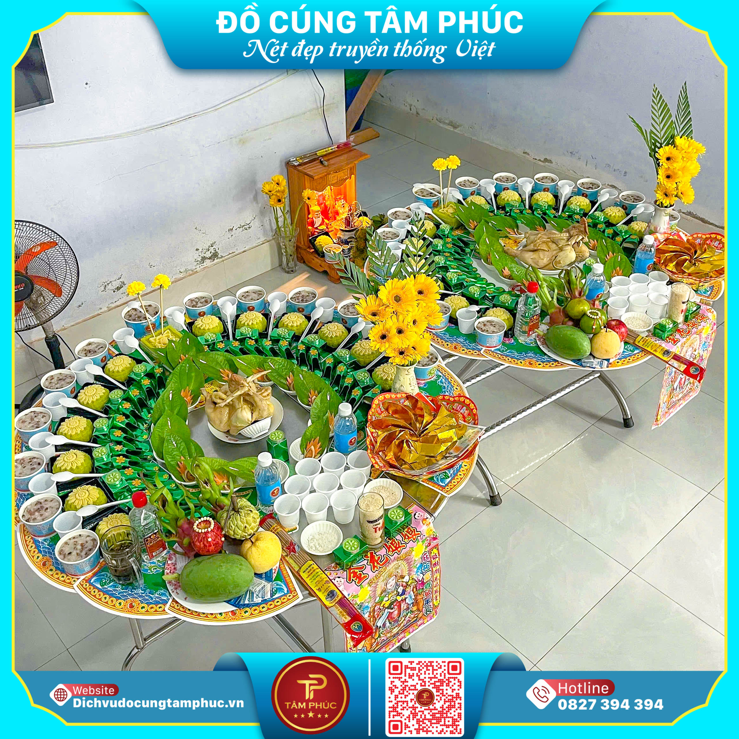 Mâm Cúng Đầy Tháng Song Sinh Cho Bé Tại Cần Thơ
