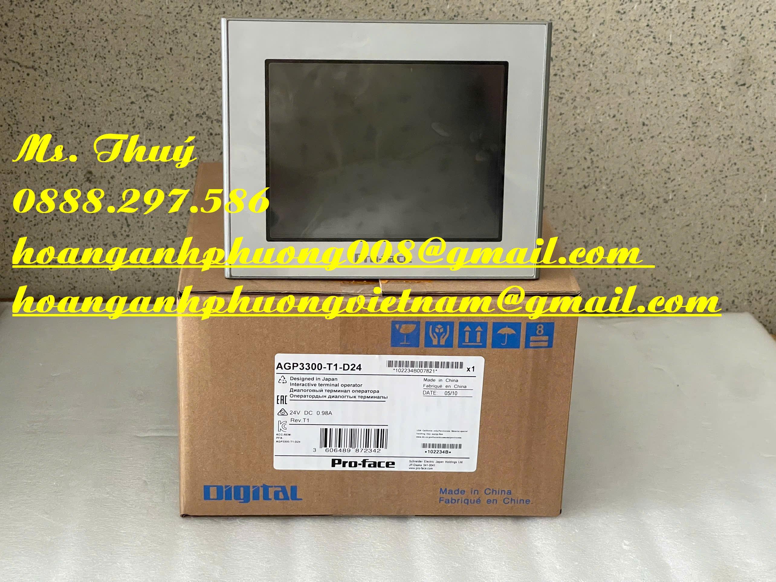 Proface AGP3300-T1-D24 - màn hình cảm ứng chính hãng - Mới 100%