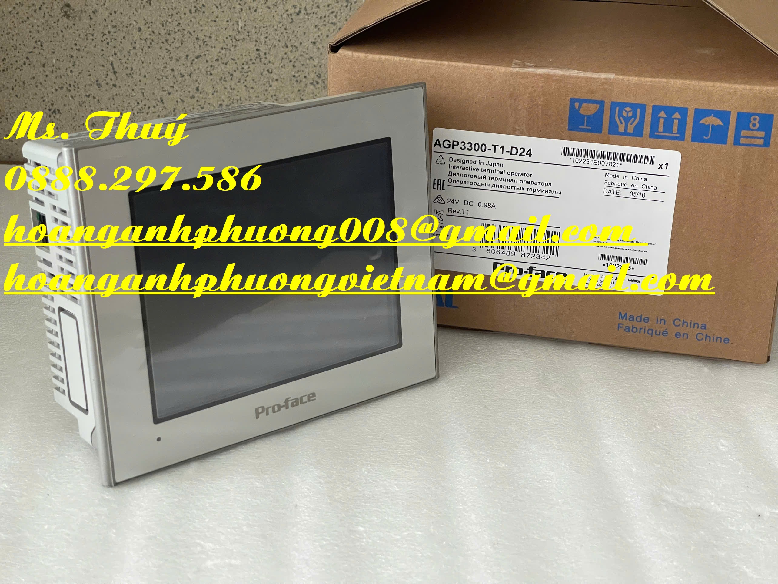 Proface AGP3300-T1-D24 - màn hình cảm ứng chính hãng - Mới 100%