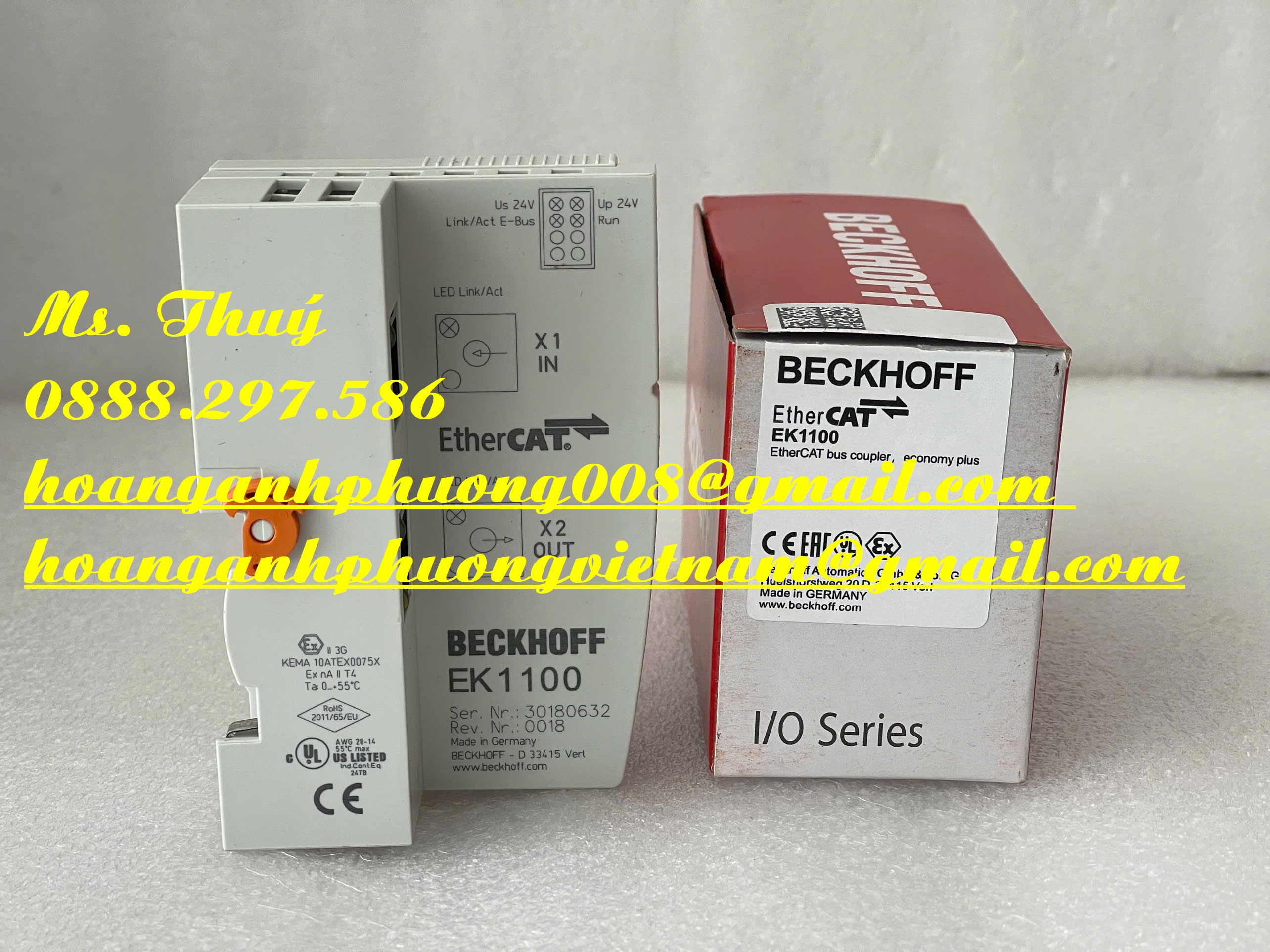 New 100% - Mô đun Beckhoff EK1100 - Hoàng Anh Phương