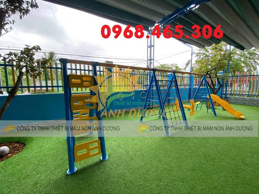 Thang leo sắt liên hoàn, thang leo xích đu trẻ em hàng nhập khẩu