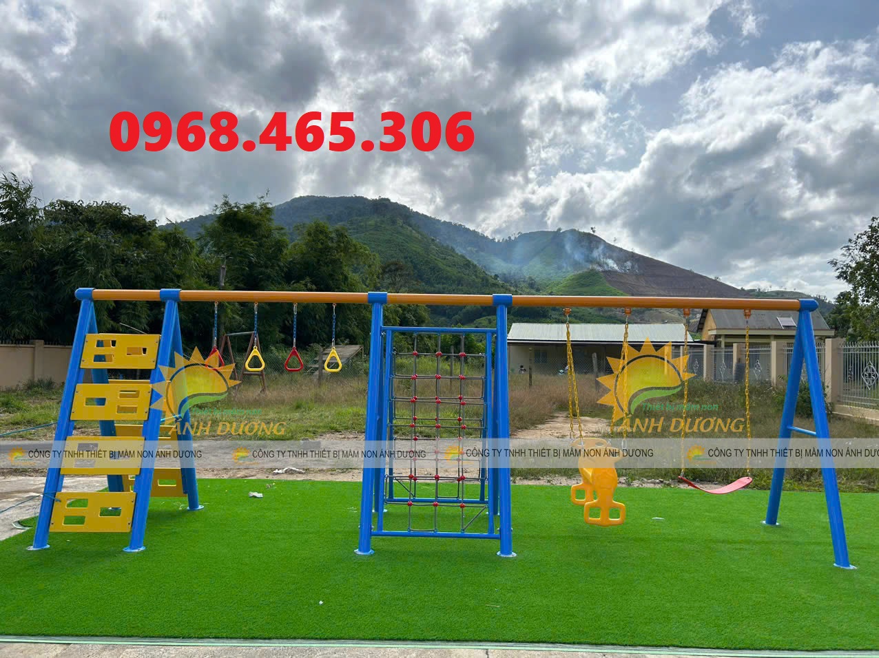 Thang leo liên hoàn trẻ em nhập khẩu, thang leo xích đu trẻ em