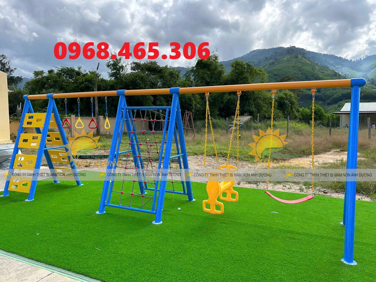 Thang leo liên hoàn trẻ em nhập khẩu, thang leo xích đu trẻ em
