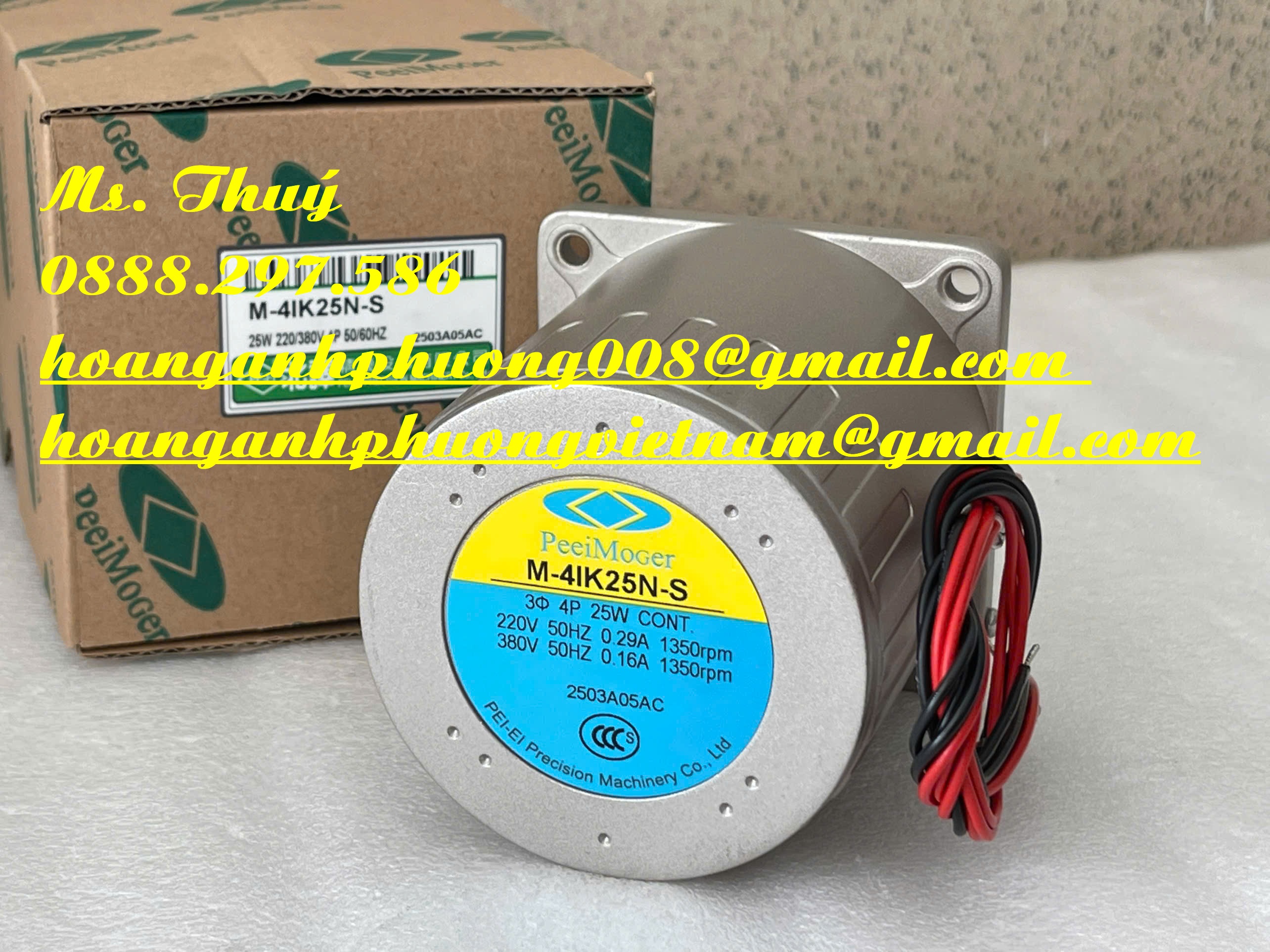 Peei Moger M-4IK25N-S - Động cơ cao cấp của Đài Loan