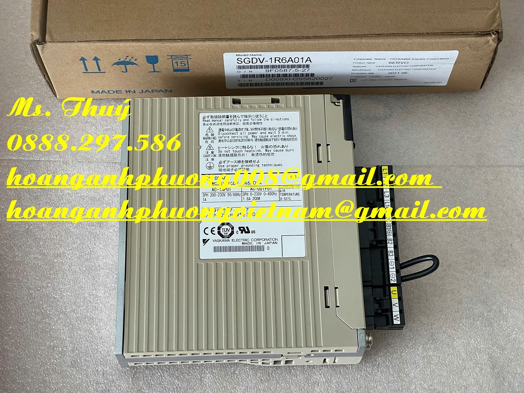 Chuyên bán bộ điều khiển Yaskawa SGDV-1R6A01A - Bình Dương
