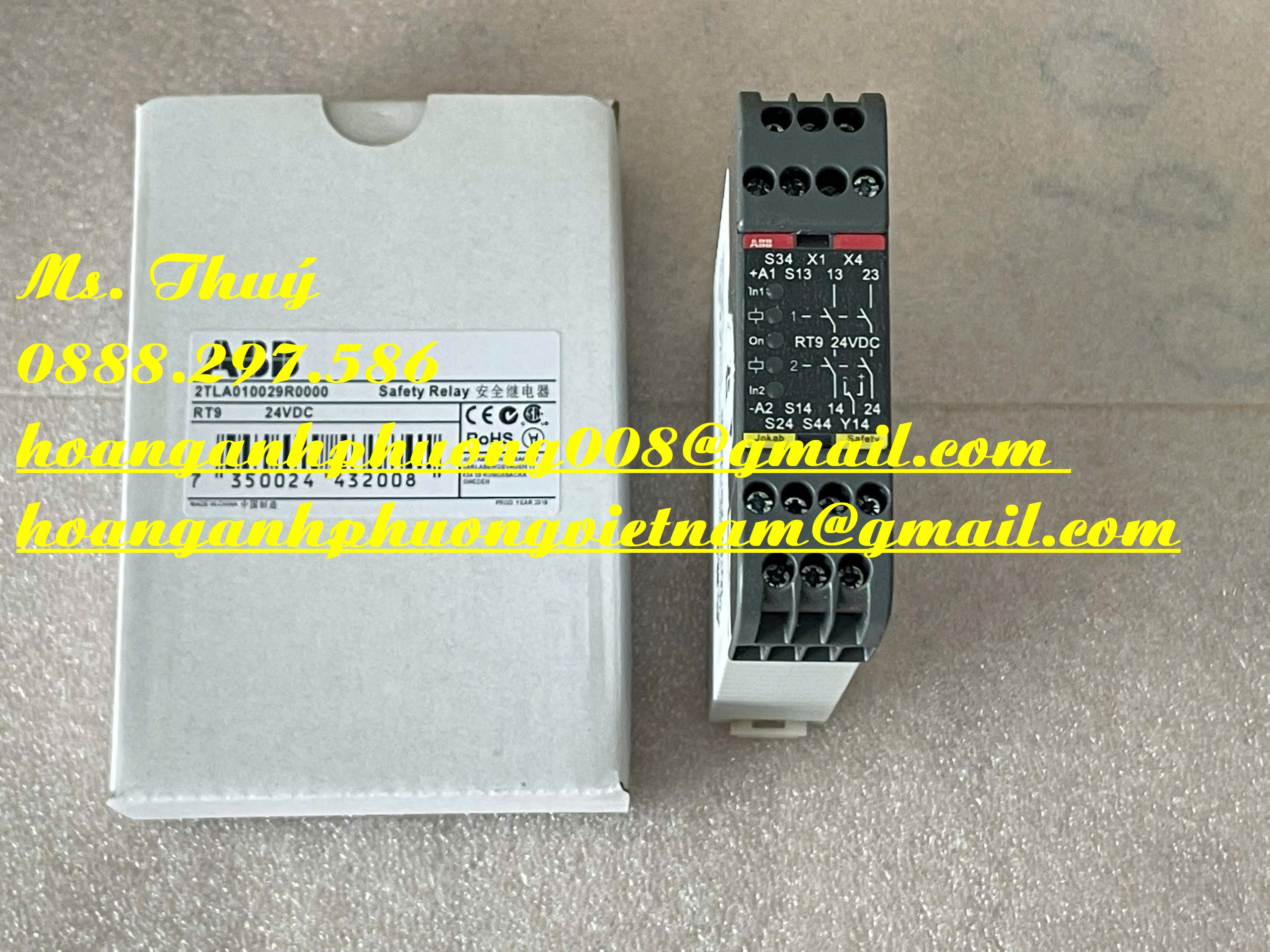 Safety Relay 2TA010029R0000 - ABB nhập khẩu chính hãng