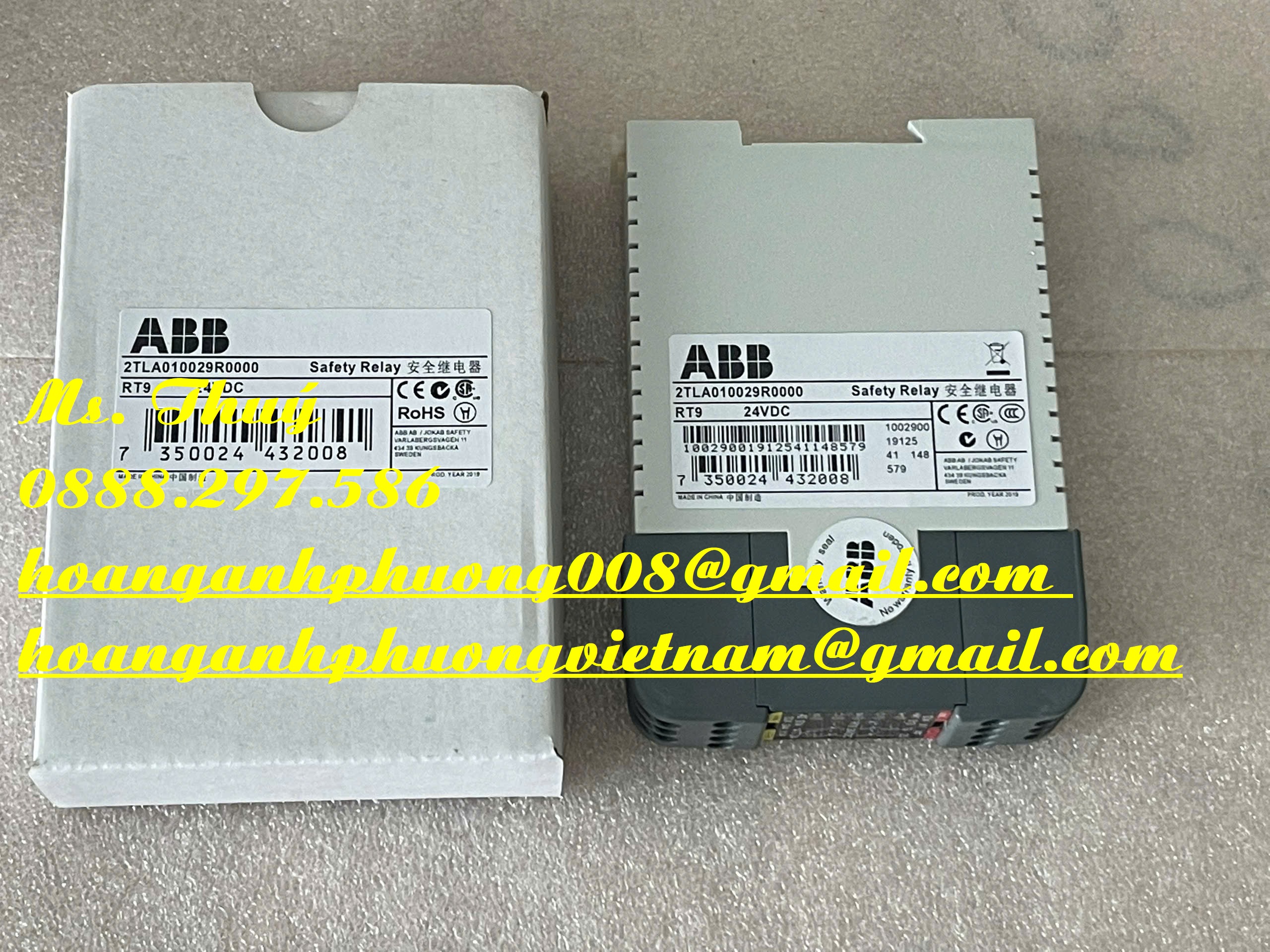 Safety Relay 2TA010029R0000 - ABB nhập khẩu chính hãng