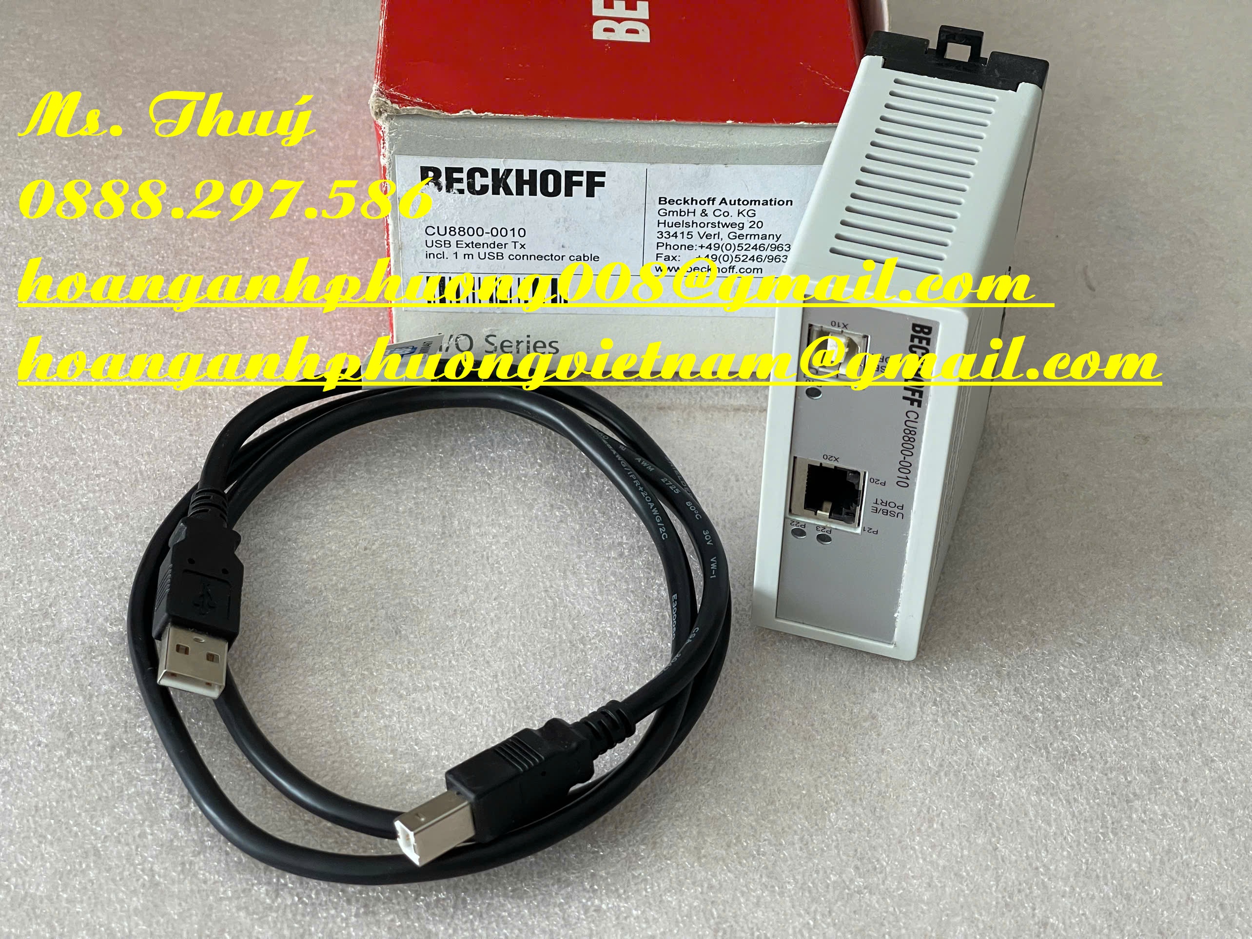 Beckhoff CU8800-0010 - Bộ điều khiển chất lượng - Mới 100%