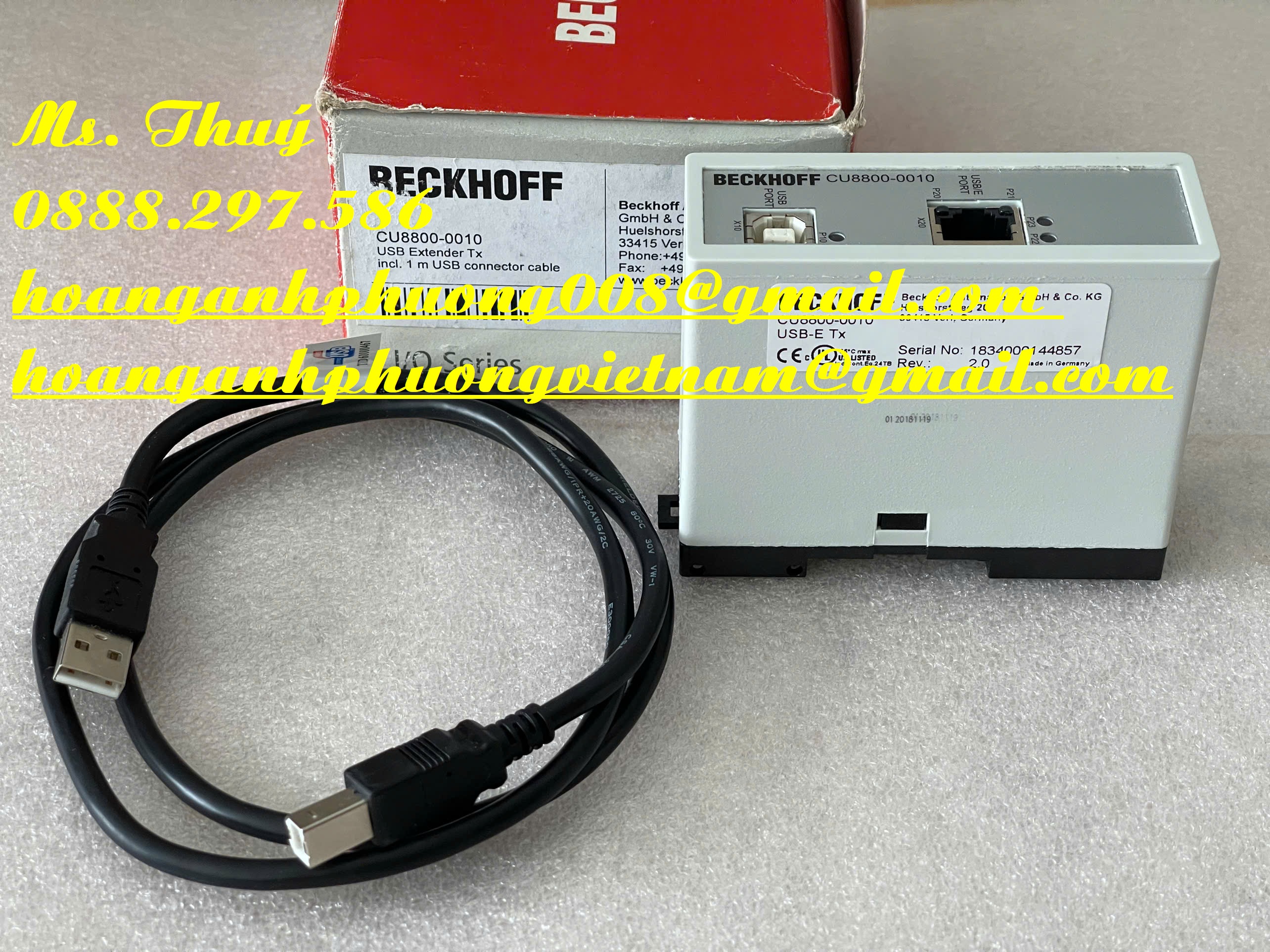 Beckhoff CU8800-0010 - Bộ điều khiển chất lượng - Mới 100%