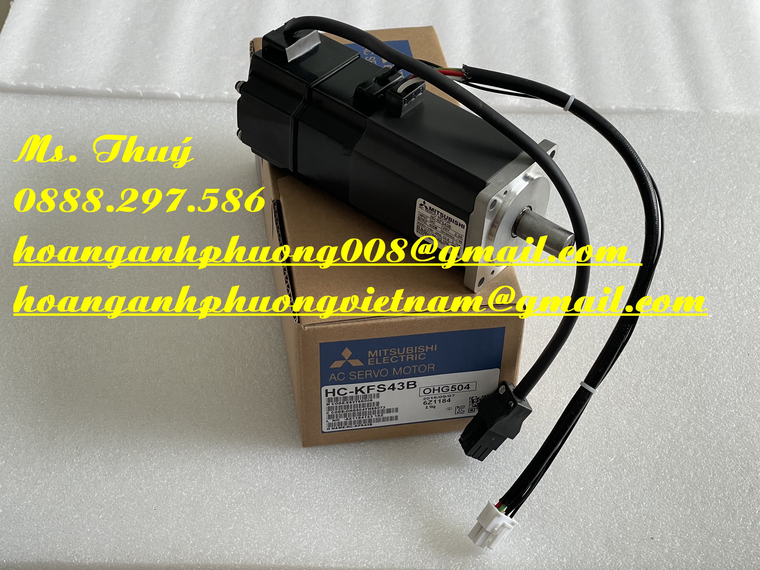 Mitsubishi HC-KFS43B - Động cơ chuẩn Japan - Mới 100%
