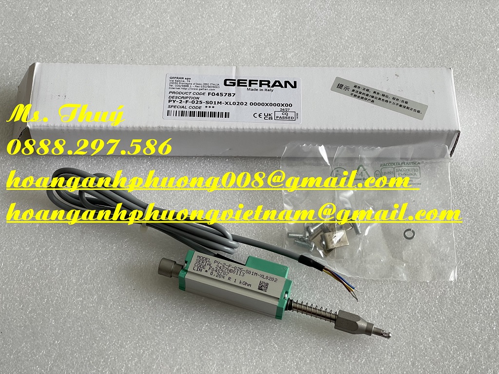 Gefran PY-2-F-025-S01M - Cảm biến vị trí - Giá tốt tại Bình Dương