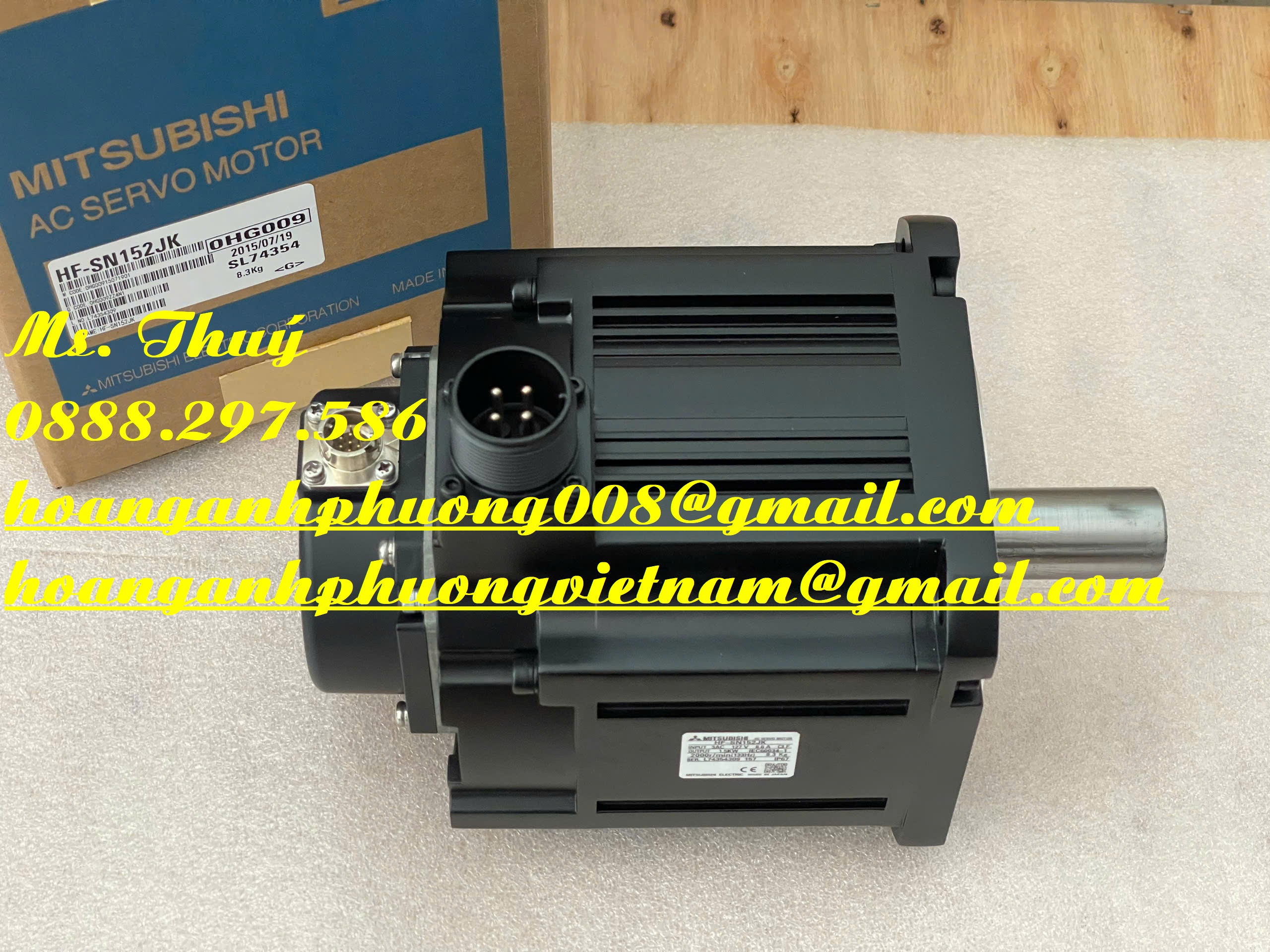 New Mitsubishi HF-SN152JK - Động cơ Servo chính hãng