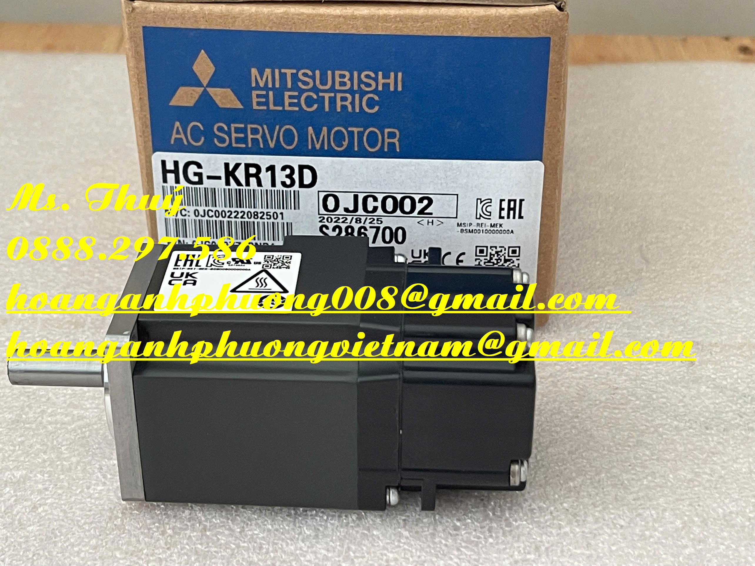 Bộ động cơ Mitsubishi HG-KR13B - TB công nghiệp chính hãng