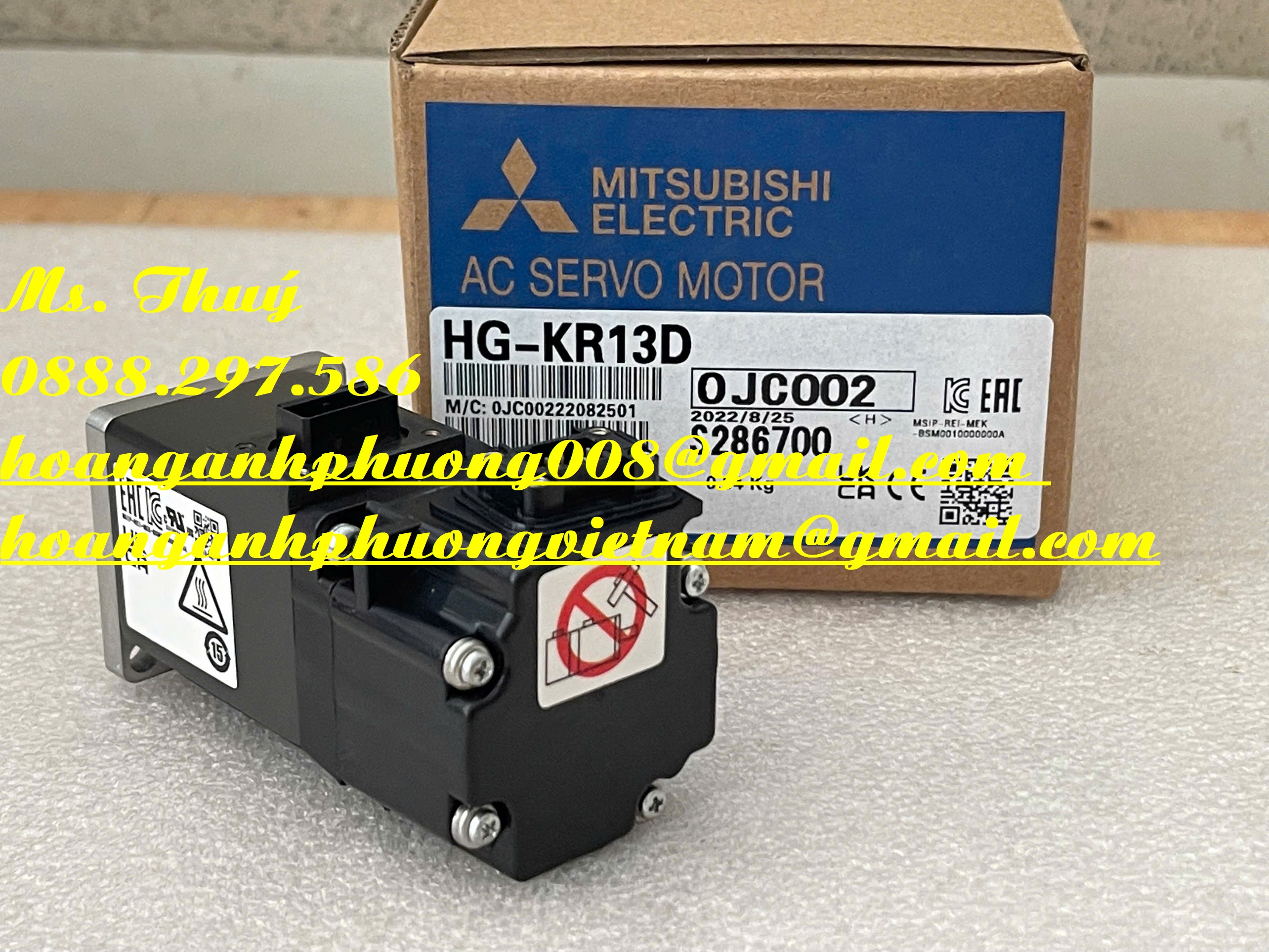 Bộ động cơ Mitsubishi HG-KR13B - TB công nghiệp chính hãng