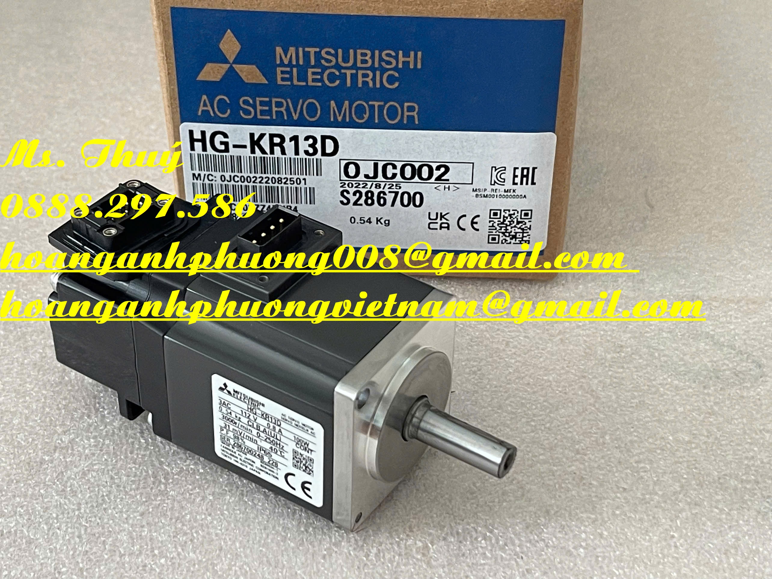 Bộ động cơ Mitsubishi HG-KR13B - TB công nghiệp chính hãng