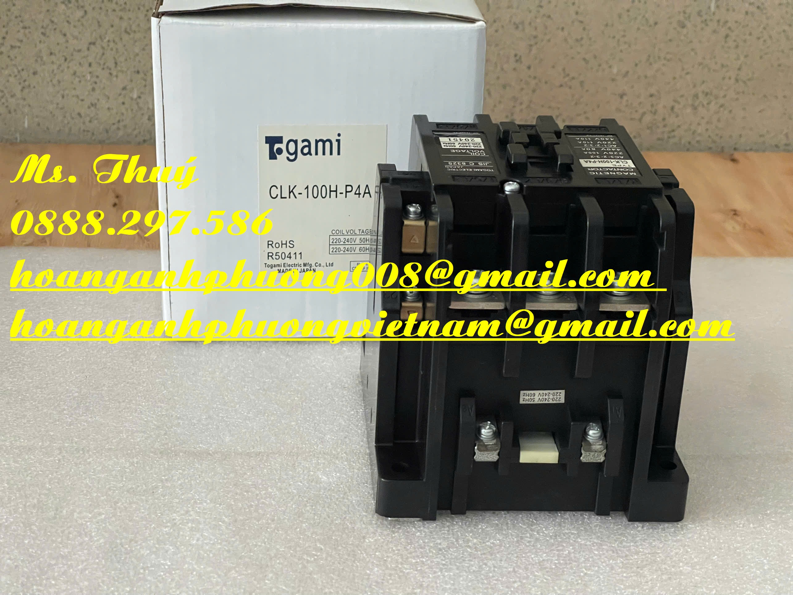 Togami CLK-100H-P4A - Contactor giá tốt - Bình Dương